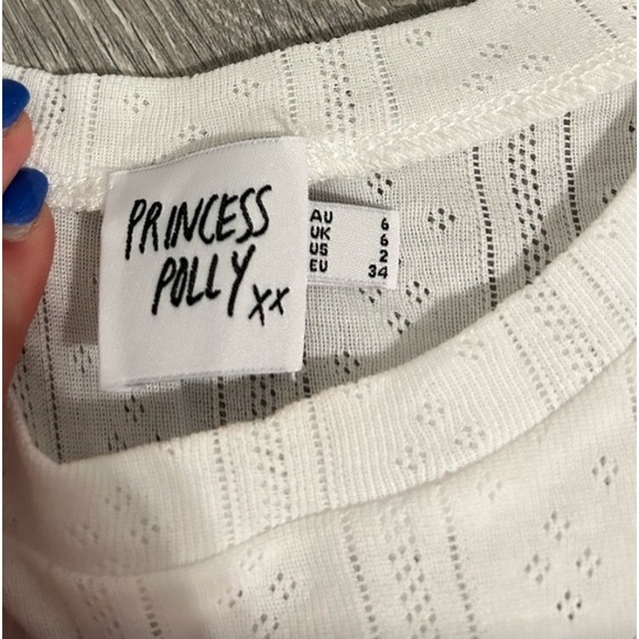 Princess Polly KEIGHLEY SET White Sz 2 - Picture 6 of 7
